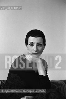 Portrait of Helene Cixous, le 18 mars 1976, Paris  ©Sophie Bassouls/Leemage/Rosebud2