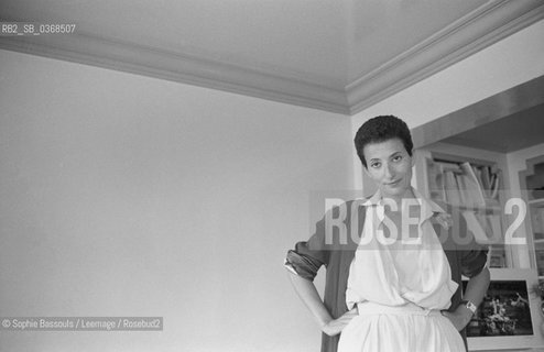 Portrait of Helene Cixous, le 6 octobre 1983  ©Sophie Bassouls/Leemage/Rosebud2