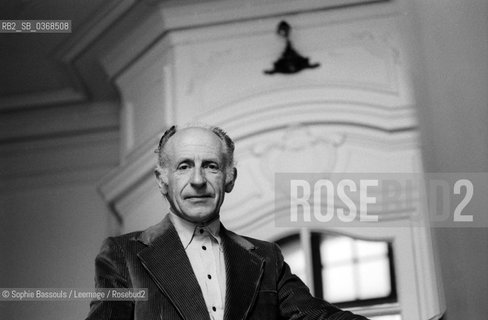 Portrait of Georges-Emmanuel (Georges Emmanuel) Clancier, le 18 juin 1976  ©Sophie Bassouls/Leemage/Rosebud2