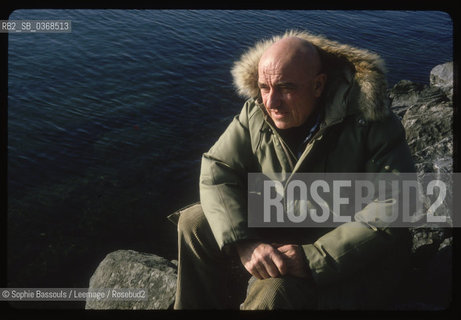 Portrait of Bernard Clavel, vers 1993, Villeneuve-sur-Yonne, France  ©Sophie Bassouls/Leemage/Rosebud2