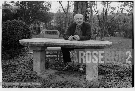 Portrait of Bernard Clavel, le 19 avril 1977, Villeneuve-sur-Yonne, Franc  ©Sophie Bassouls/Leemage/Rosebud2