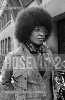 Angela Davis at Paris, 15 mai 1975  ©Sophie Bassouls/Leemage/Rosebud2