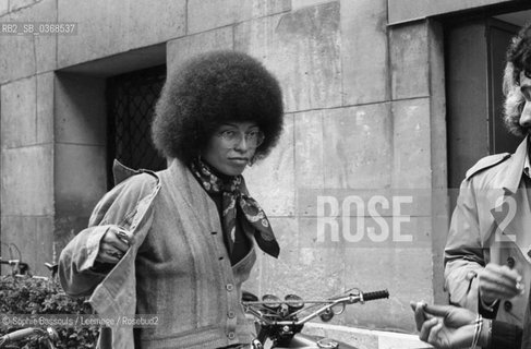 Angela Davis at Paris, 15 mai 1975  ©Sophie Bassouls/Leemage/Rosebud2