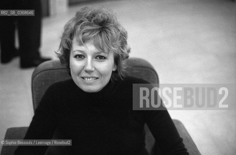 Portrait of Dacia Maraini, le 5 fevrier 1974  ©Sophie Bassouls/Leemage/Rosebud2