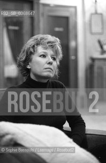 Portrait of Dacia Maraini, le 5 fevrier 1974  ©Sophie Bassouls/Leemage/Rosebud2