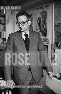 Portrait of Claude Mauriac, en mars 1974  ©Sophie Bassouls/Leemage/Rosebud2