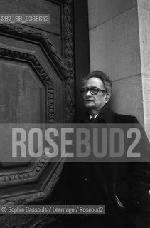 Portrait of Claude Mauriac, le 14 janvier 1984  ©Sophie Bassouls/Leemage/Rosebud2