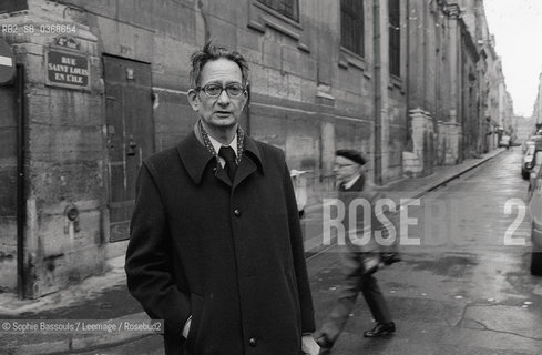 Portrait of Claude Mauriac, le 14 janvier 1984, Paris  ©Sophie Bassouls/Leemage/Rosebud2