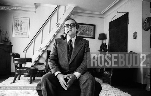 Portrait of Robert Sabatier, le 16 fevrier 1977  ©Sophie Bassouls/Leemage/Rosebud2