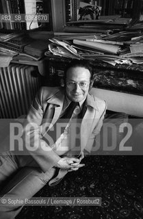 Portrait of Jean Ellenstein, le 11 juin 1974  ©Sophie Bassouls/Leemage/Rosebud2