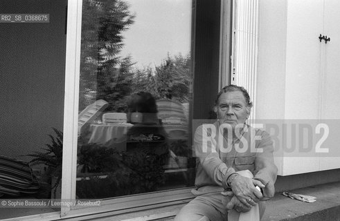 Portrait of Boris Schreiber, le 28 septembre 1984  ©Sophie Bassouls/Leemage/Rosebud2