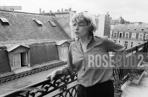 Portrait of Genevieve Dormann, le 1 septembre 1974  ©Sophie Bassouls/Leemage/Rosebud2