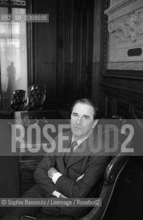 Portrait of Claude Pierre-Brossolette (Pierre Brossolette), le 30 avril 1981  ©Sophie Bassouls/Leemage/Rosebud2