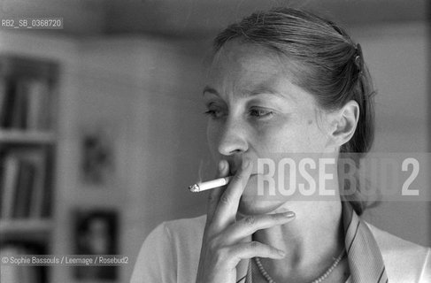 Portrait of Florence Delay, le 24 juin 1981  ©Sophie Bassouls/Leemage/Rosebud2