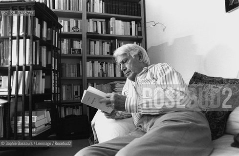 Portrait of Jorge Semprun le 4 octobre 1999  ©Sophie Bassouls/Leemage/Rosebud2