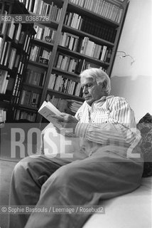 Portrait of Jorge Semprun le 4 octobre 1999  ©Sophie Bassouls/Leemage/Rosebud2