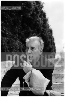 Portrait of Jean Duvignaud, le 13 fevrier 1985  ©Sophie Bassouls/Leemage/Rosebud2