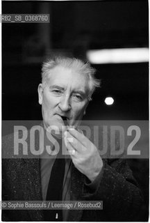 Portrait of Jean Duvignaud, le 13 fevrier 1985  ©Sophie Bassouls/Leemage/Rosebud2