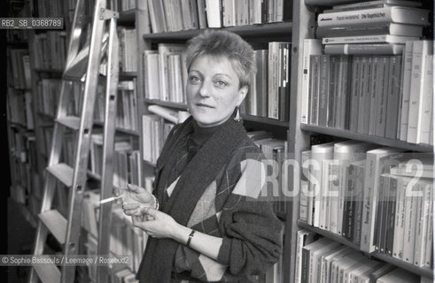 Herta Muller, le 11 decembre 1987  ©Sophie Bassouls/Leemage/Rosebud2