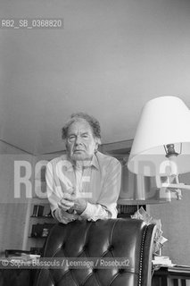 Portrait of Boris Schreiber, le 12 avril 1989  ©Sophie Bassouls/Leemage/Rosebud2