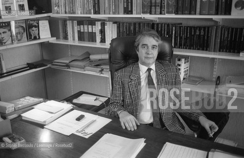 Portrait of Claude Durand le 28 avril 1989  ©Sophie Bassouls/Leemage/Rosebud2