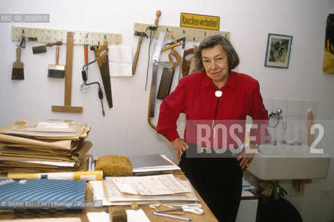 Portrait of Patricia Highsmith, le 17 octobre 1989, Locarno, Switzerland  ©Sophie Bassouls/Leemage/Rosebud2