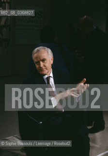 Emission Apostrophes - Portrait of John Le Carre at Paris, le 24 novembre 1989  ©Sophie Bassouls/Leemage/Rosebud2