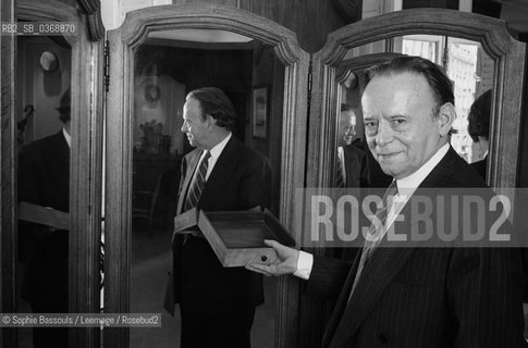 Portrait of Jacques Laurent, le 18 juin 1990, Paris  ©Sophie Bassouls/Leemage/Rosebud2