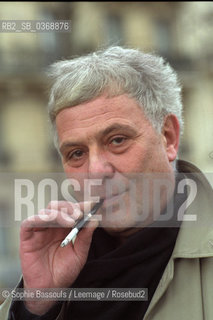 15 Feb 2000 --- PHILIPPE SOLLERS AT THE GUIMET MUSEUM  ©Sophie Bassouls/Leemage/Rosebud2