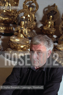 15 Feb 2000 --- PHILIPPE SOLLERS AT THE GUIMET MUSEUM  ©Sophie Bassouls/Leemage/Rosebud2