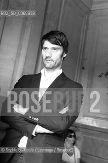 Bertrand Schefer, le 30 juin 2012  ©Sophie Bassouls/Leemage/Rosebud2