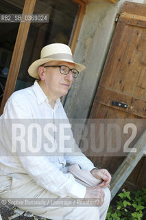 Jean-Claude (Jean Claude) Milner, le 10 aout 2012  ©Sophie Bassouls/Leemage/Rosebud2