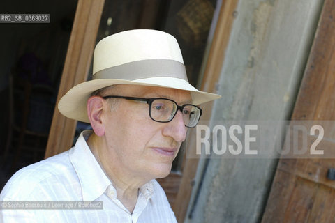 Jean-Claude (Jean Claude) Milner, le 10 aout 2012  ©Sophie Bassouls/Leemage/Rosebud2