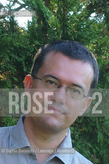 Christophe Pradeau, le 10 aout 2012  ©Sophie Bassouls/Leemage/Rosebud2