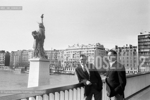 Portrait of Larry Collins at Paris, le 25 janvier 1985  ©Sophie Bassouls/Leemage/Rosebud2