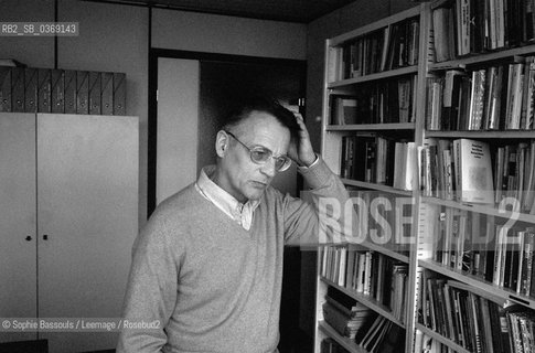 Portrait of Alain Touraine le 26 fevrier 1980  ©Sophie Bassouls/Leemage/Rosebud2