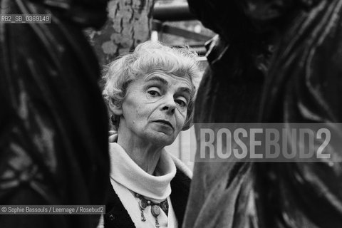 Portrait of Zoe Oldenbourg le 18 mars 1980  ©Sophie Bassouls/Leemage/Rosebud2