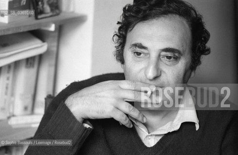 Portrait of Juan-Jose (Juan Jose) Saer le 10 septembre 1980  ©Sophie Bassouls/Leemage/Rosebud2