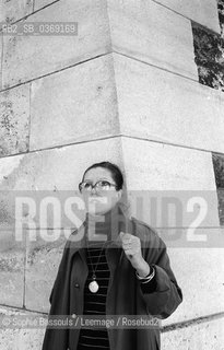 Portrait of Daniele Sallenave le 27 octobre 1983  ©Sophie Bassouls/Leemage/Rosebud2