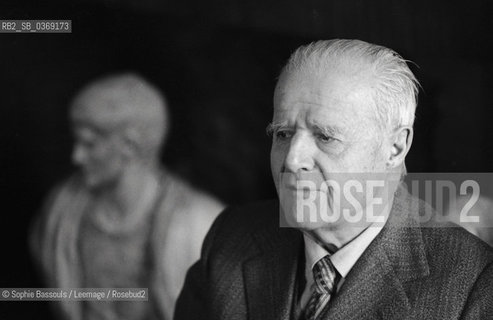 Portrait of Jean Mistler le 28 novembre 1980  ©Sophie Bassouls/Leemage/Rosebud2