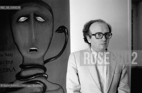 Portrait of Pierre Vidal-Naquet (Vidal Naquet) le 10 decembre 1980  ©Sophie Bassouls/Leemage/Rosebud2