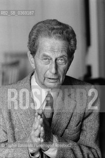 Portrait of Andre Lwoff le 21 mars 1983  ©Sophie Bassouls/Leemage/Rosebud2