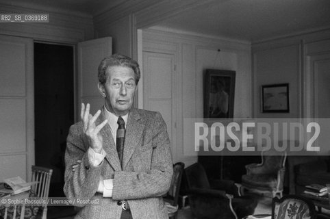 Portrait of Andre Lwoff le 21 mars 1983  ©Sophie Bassouls/Leemage/Rosebud2