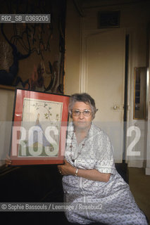 1983, France --- Psychoanalyst Francoise Dolto --- Image by  ©Sophie Bassouls/Leemage/Rosebud2