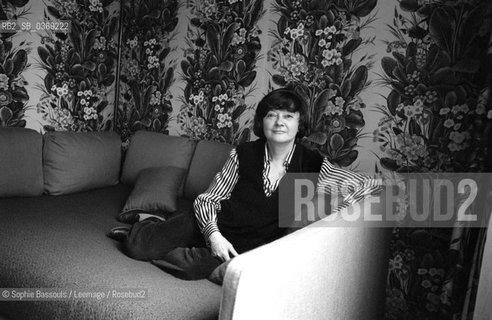 Portrait of Francoise Parturier le 10 juin 1983  ©Sophie Bassouls/Leemage/Rosebud2