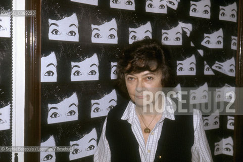 Portrait of Francoise Parturier le 10 juin 1983  ©Sophie Bassouls/Leemage/Rosebud2