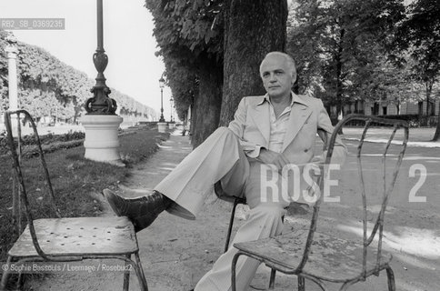 Portrait of Alain Jouffroy le 15 septembre 1978  ©Sophie Bassouls/Leemage/Rosebud2