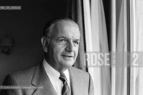 Portrait of Alfred Grosser le 26 septembre 1978  ©Sophie Bassouls/Leemage/Rosebud2