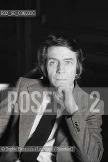 Portrait of Jean-Denis (Jean Denis) Bredin le 5 fevrier 1980  ©Sophie Bassouls/Leemage/Rosebud2