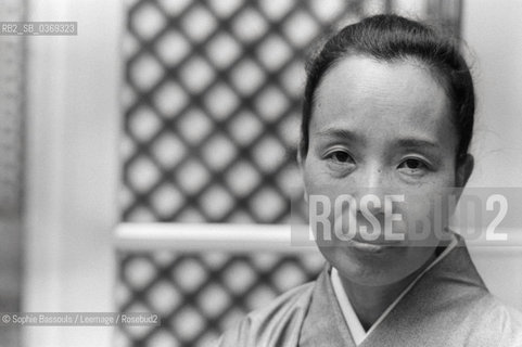 Portrait of Arlyoshi Sawako le 16 fevrier 1981  ©Sophie Bassouls/Leemage/Rosebud2